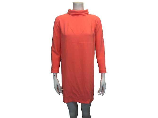 Tara Jarmon Kleid pink fluoreszierend 36FR