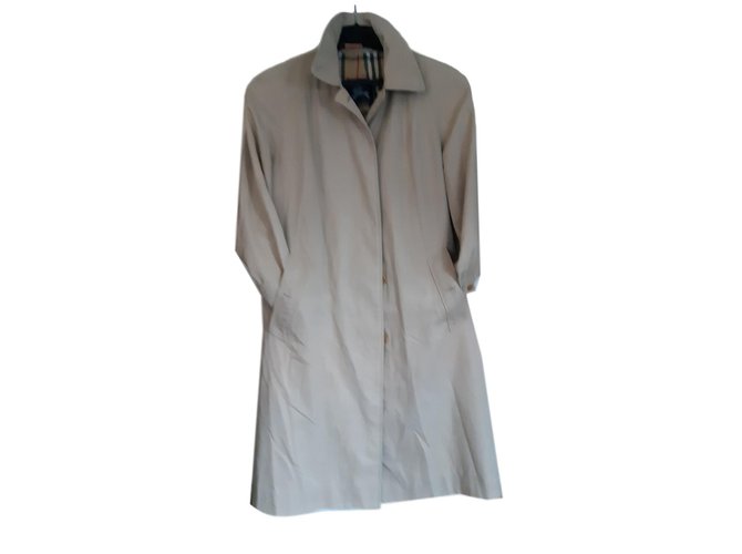Burberry Trench Coton Beige  ref.85664