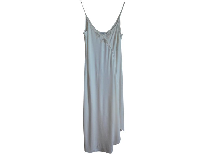 La Perla langer Nachthemd Aus weiß Viskose  ref.85669