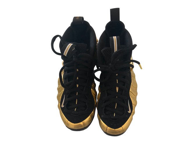 Nike Sneakers Black Ebony Synthetic Rubber  ref.85995