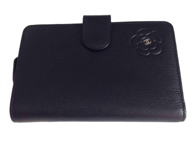 Chanel Purse Black Leather  ref.86001