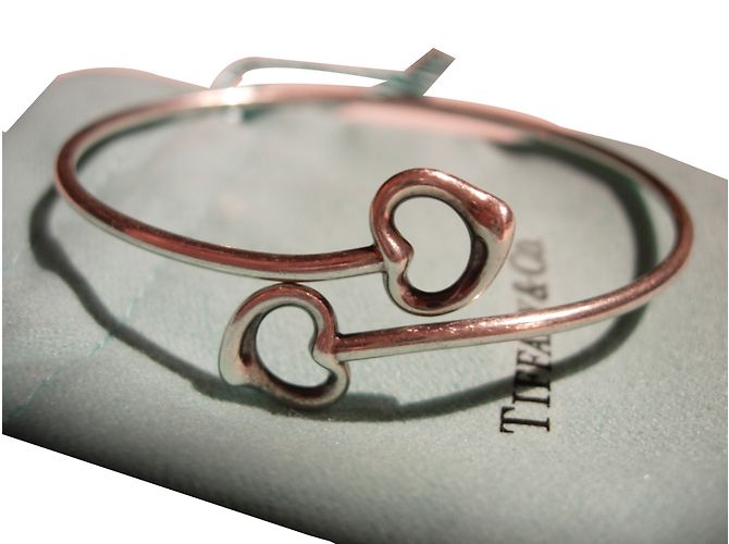 Bracciale Tiffany & Co Open Heart Elsa Peretti Argento