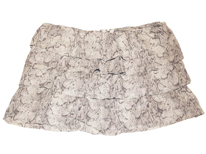 Bel Air Skirts Grey Silk  ref.86026