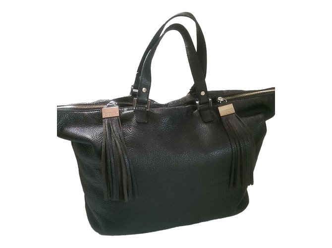 Claudie Pierlot Handbag Black Leather  ref.86081