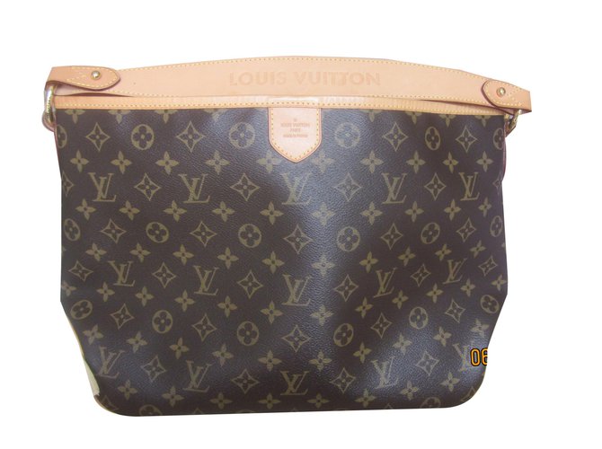 Louis Vuitton bag Delightful model Castanho escuro Lona  ref.86082