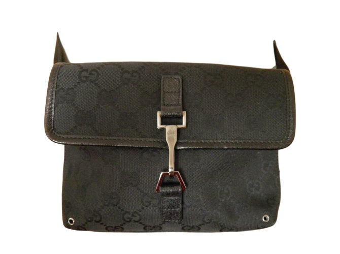 Gucci belt bag GG Black  ref.86161