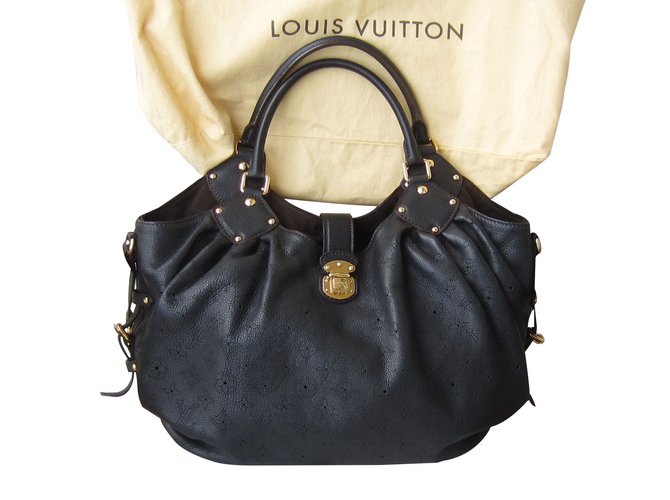Louis Vuitton Mahina Black Leather  ref.86203