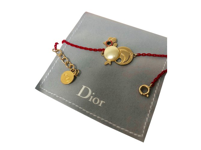 Dior Armbänder Rot Metall  ref.86208