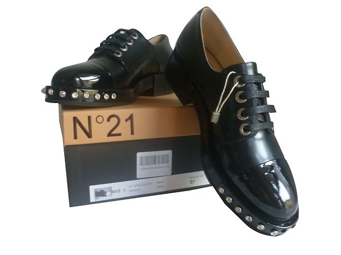 Autre Marque Scarpe derby in vera pelle Nero
