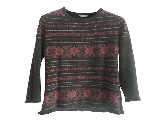 Marella Pull Cashmere Gris anthracite