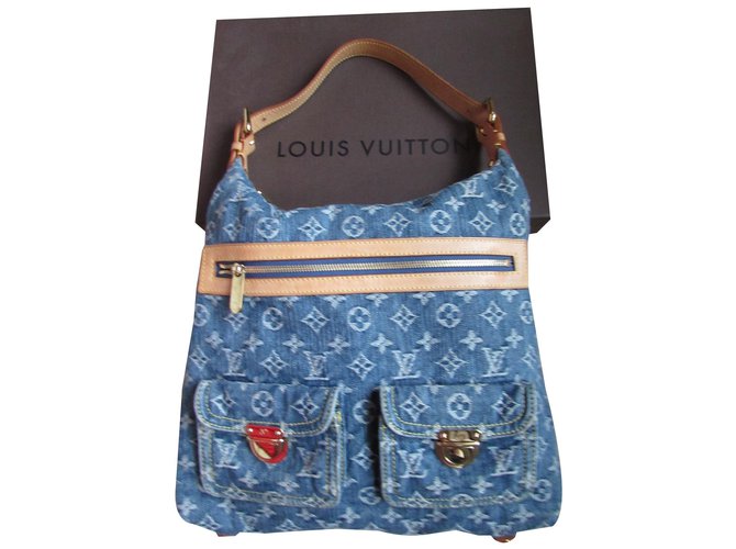 Louis Vuitton Denim Baggy GM Blue