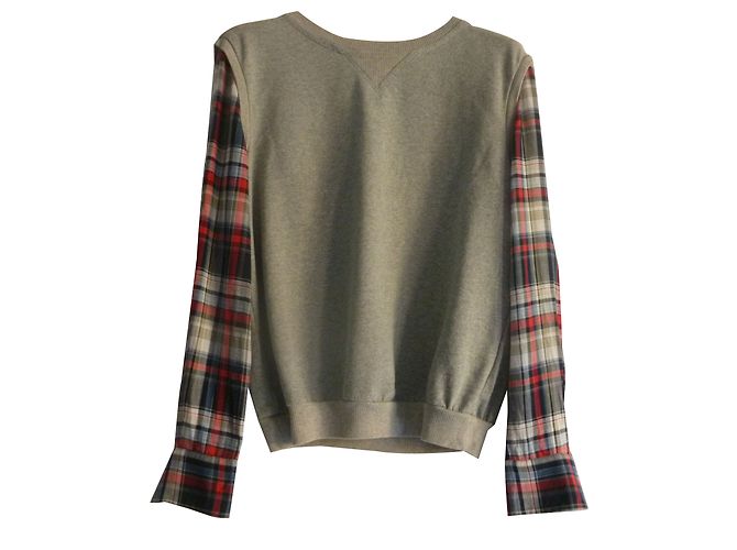 Zara Camicia a maniche lunghe in puro cotone Multicolore