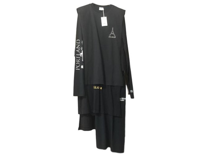 Vêtements Robes Coton Noir  ref.86245