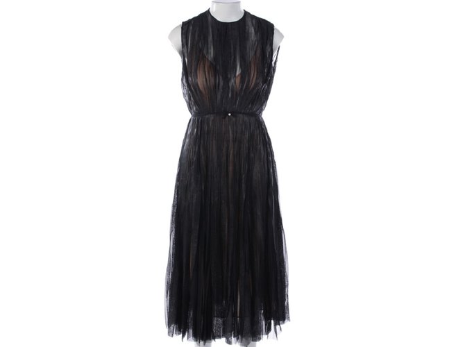 Gucci Dresses Black Silk Tulle  ref.86269