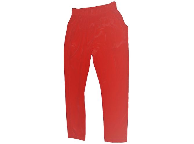 Pantalones de seda Pablo De Gerard Darel Rojo Coral Roja
