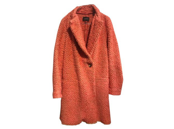 Isabel Marant Coats Pink Wool  ref.100798