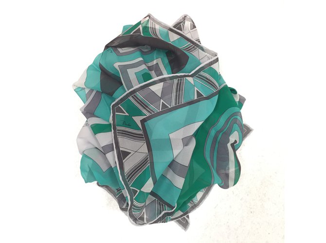 Emilio Pucci Silk scarves Multiple colors  ref.86533