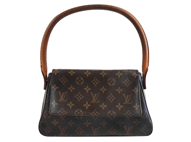 Louis Vuitton Handtaschen Braun Leder  ref.86540