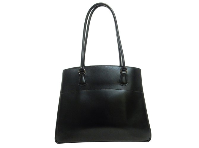 Hermès Handbag Tote bag Black Leather  ref.86761