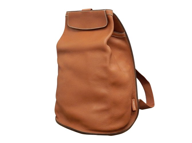 Hermès Shoulder bag Brown Leather  ref.86798