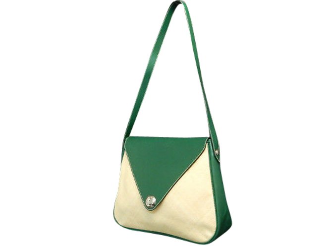 Hermès Christine Panama Vert  ref.86912