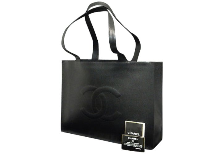 Chanel Caviale nero Pelle  ref.86950