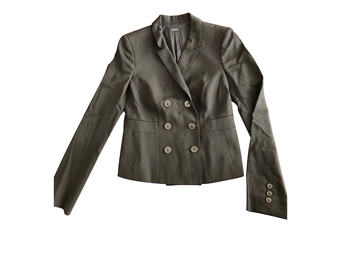 Blazer Joseph de lana negro de doble botonadura