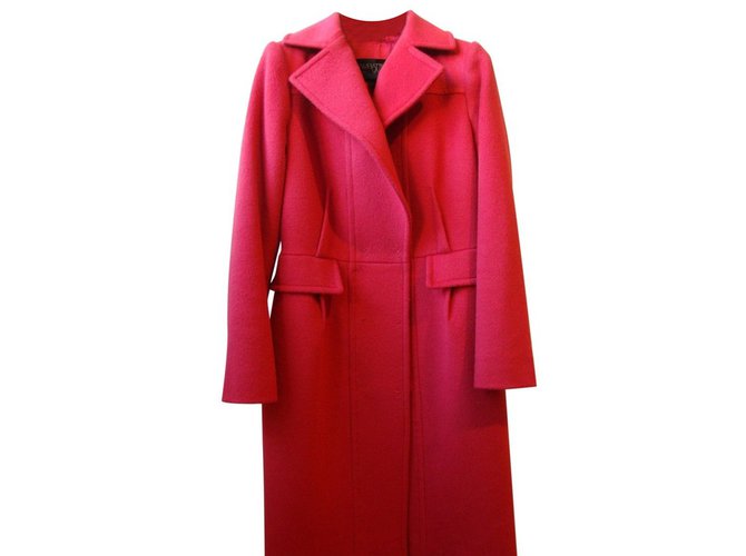 Giambattista Valli Wool and cashmere coat Red  ref.86983
