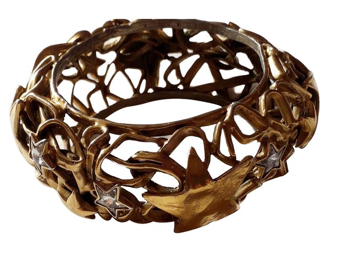 Yves Saint Laurent Armband Golden Metall  ref.87054