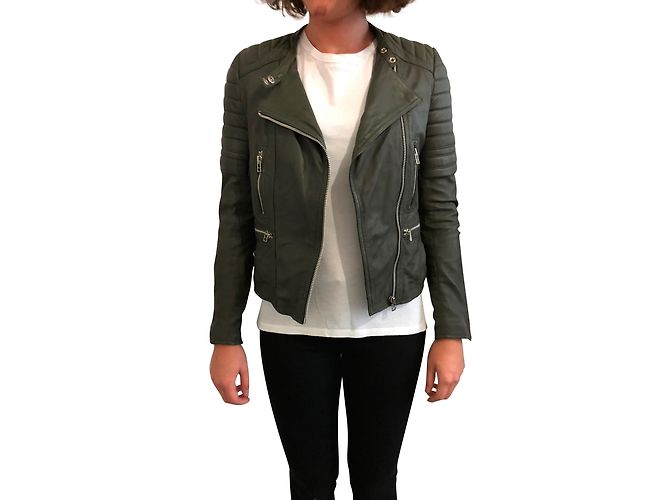 Goosecraft Biker jacket Khaki