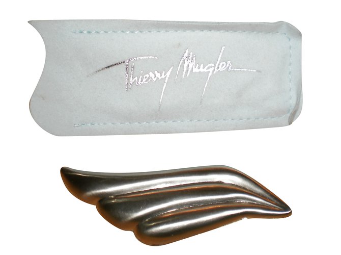 Thierry Mugler Pins & brooches Silvery Metal  ref.87191