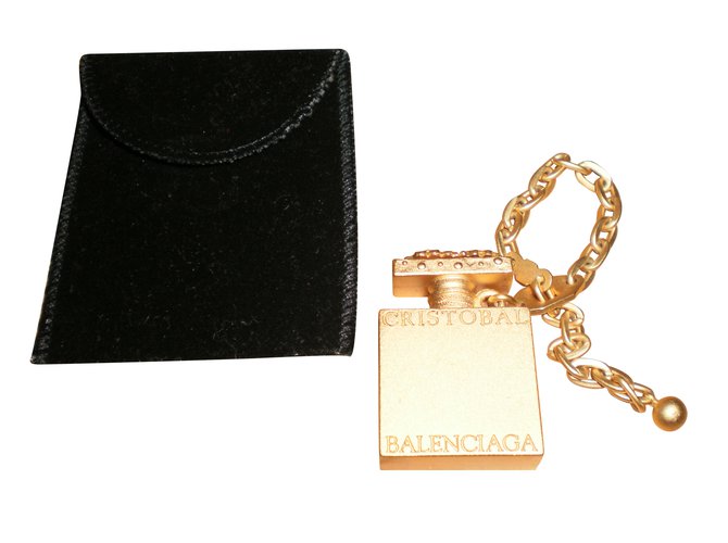 Balenciaga Taschenanhänger Golden Metall  ref.87197
