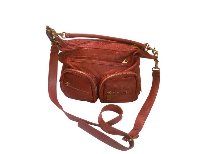 Liebeskind Berlin Handbags Dark red Leather  ref.87243