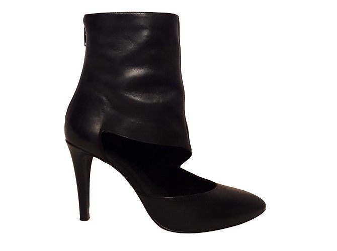 Botines Minelli de piel negra 39 Negro