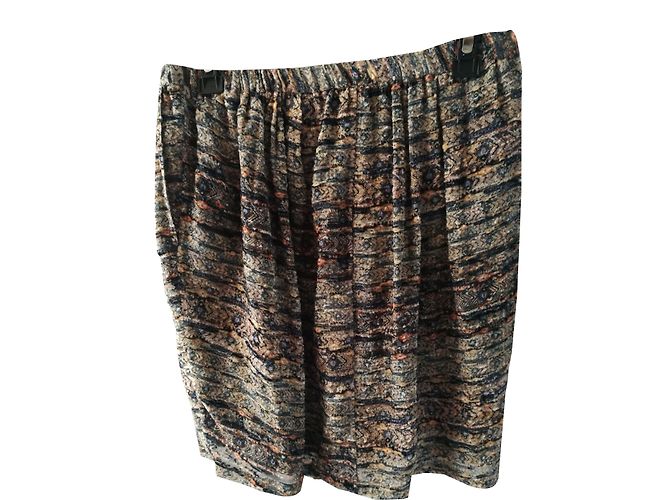 Falda Isabel Marant de viscosa con efecto moiré Multicolor