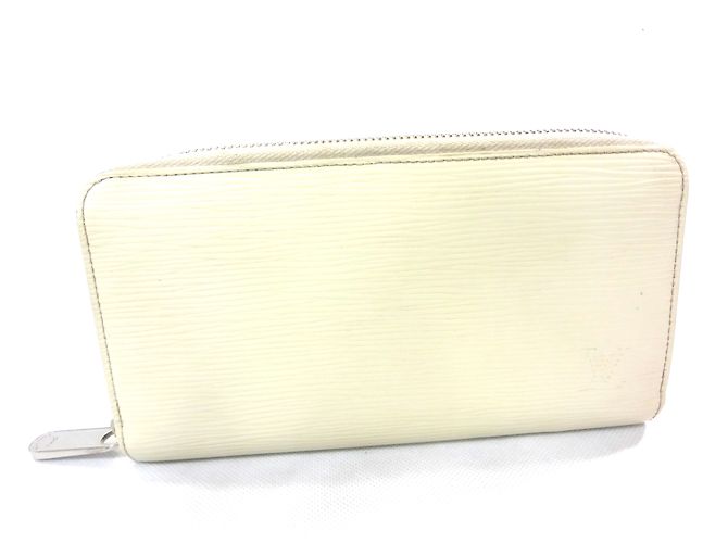 Louis Vuitton Zippy Wallet Creme Leder