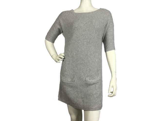 Chloé 100% cashmere mini dress Grey  ref.87488