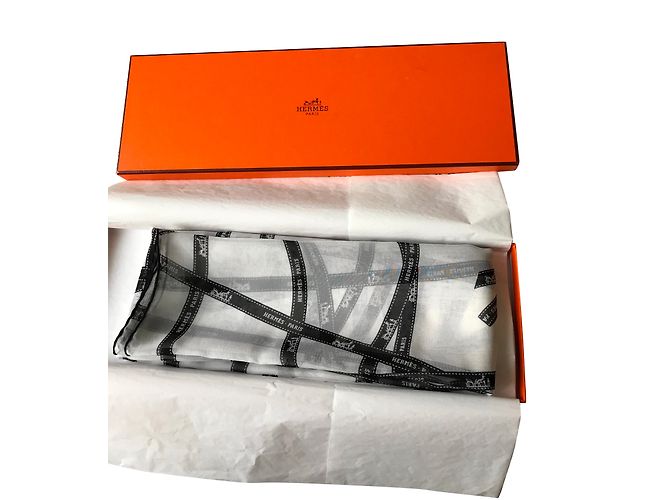 Hermès Bolduc Multicolor Seda