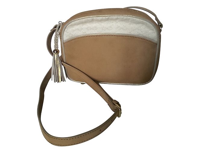Autre Marque Borsa a mano MARADJI Bonnie Sabbia e Oro in Pelle D'oro