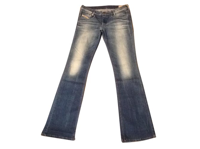 Diesel jeans Coton Bleu clair  ref.87606
