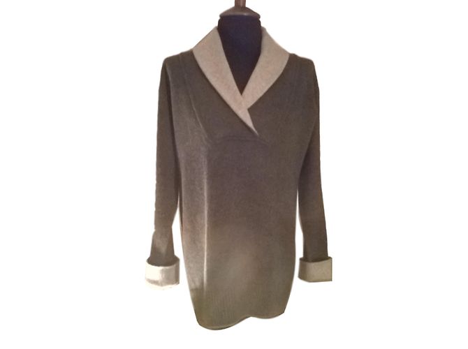 Christian Dior Pull en cachemire gris