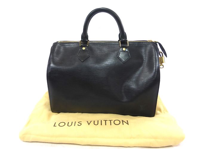 Louis Vuitton Speedy 30 epi noir