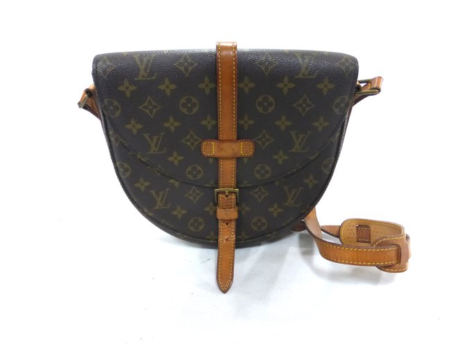Louis Vuitton Chantilly gm monogram Brown Leather  ref.87755