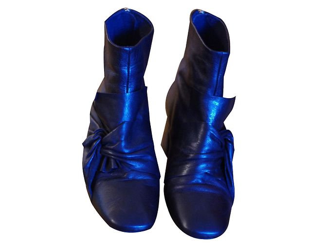 Topshop Botas de tornozelo de nó preto