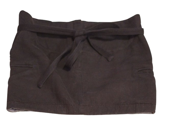 Mini skirts size 34 Iro Black Cotton Mini Skirt Ref 87771 Joli Closet