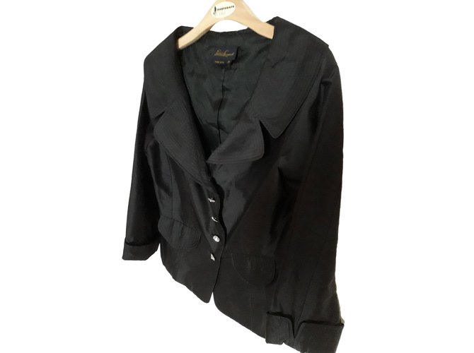 Autre Marque Jacket in silk Black  ref.87795