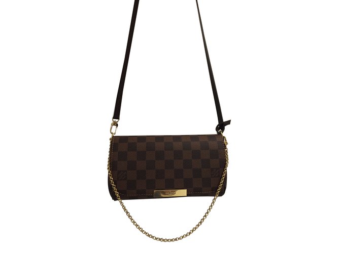 Louis Vuitton Favorite Pouch Brown Cloth  ref.87842