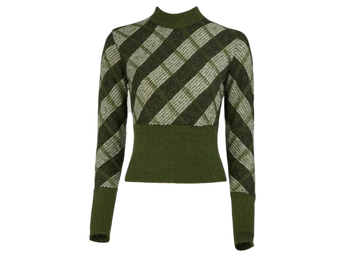 Miu Miu Knitwear Green Mohair  ref.87893