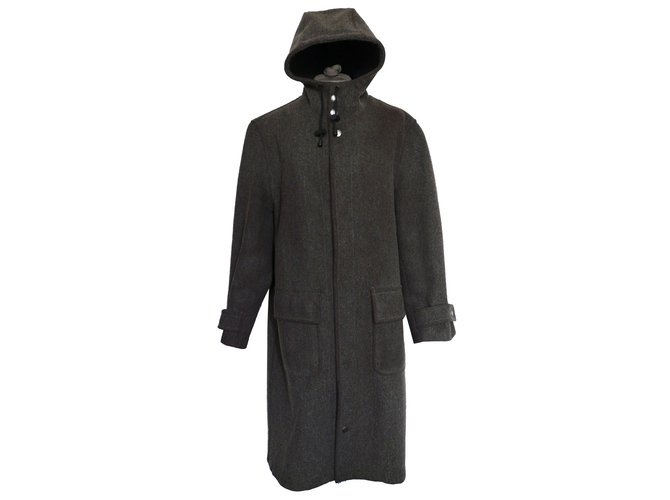 Autre Marque casaco de lã Montgomery Chocolate Poliéster Nylon  ref.88099