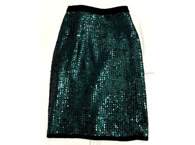 Yves Saint Laurent Vintage skirt Green  ref.88257